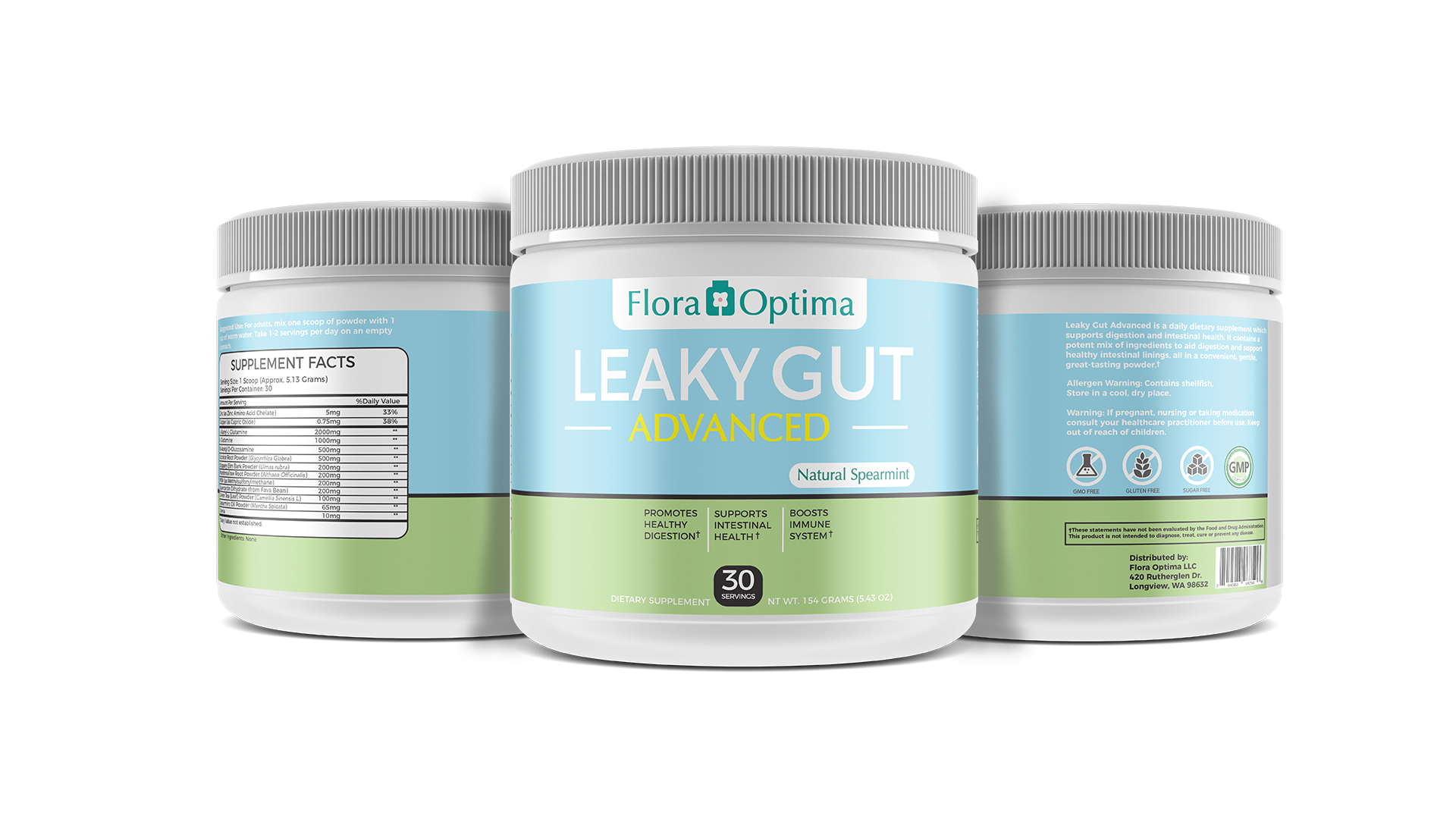 Leaky Gut Advanced （Powder） Flora Optima Online Store